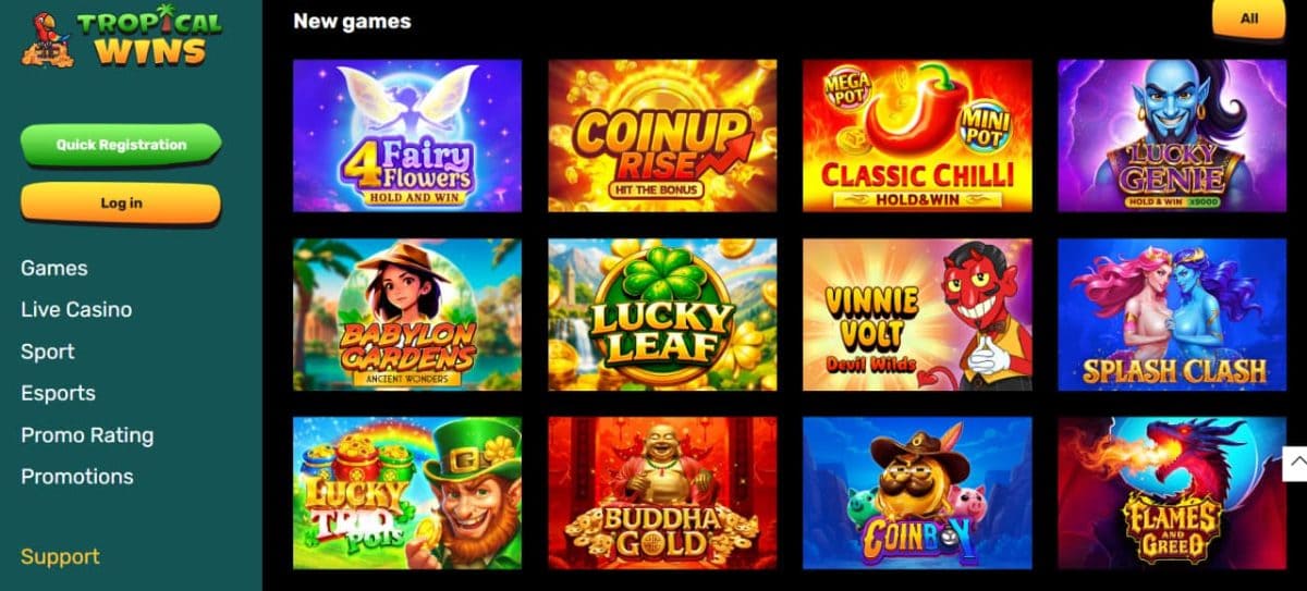 Tropical Wins Casino image 2